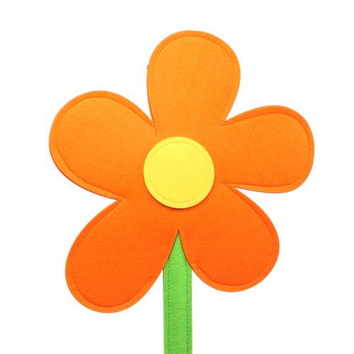 Prodotto Fiore di feltro arancione 87cm