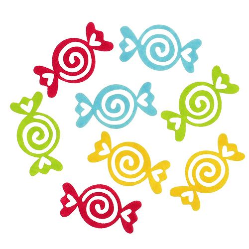 Candy Candy Candy assortiti 5,5cm 100 pezzi