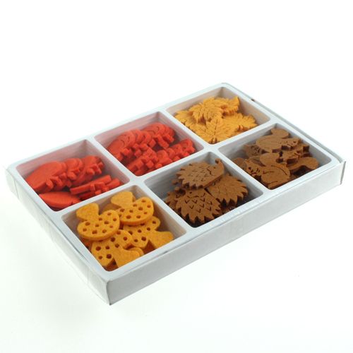 Floristik24 Decorazioni sparse in feltro 3 cm 72 pz