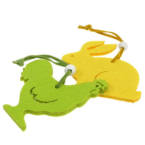 Floristik24 Assortimento di appendini in feltro 24 pezzi