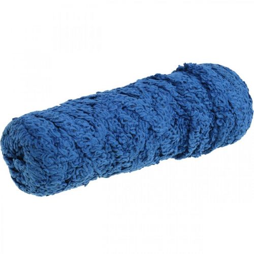 Prodotto Cordone di feltro in pile Mirabell ad anello blu 35m