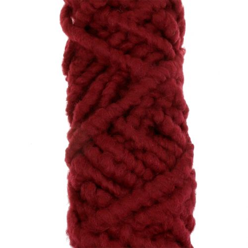 Prodotto Cordoncino in feltro soffice Mirabell 25m rosso scuro