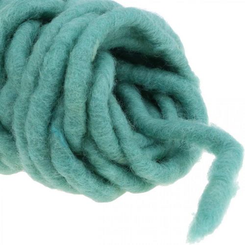 Prodotto Corda in feltro di lana con filo verde impermeabile 20m