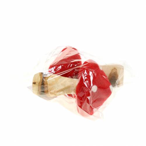 Floristik24 Fly Agaric Autumn Deco Red H13,5cm 2 pezzi