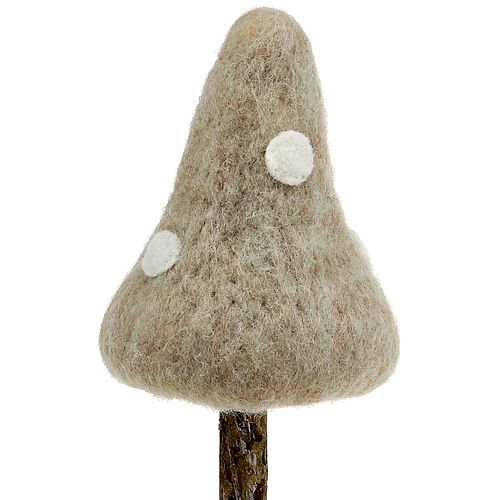Floristik24 Feltro funghi funghi velenosi culo marrone. 30 cm 4 pezzi