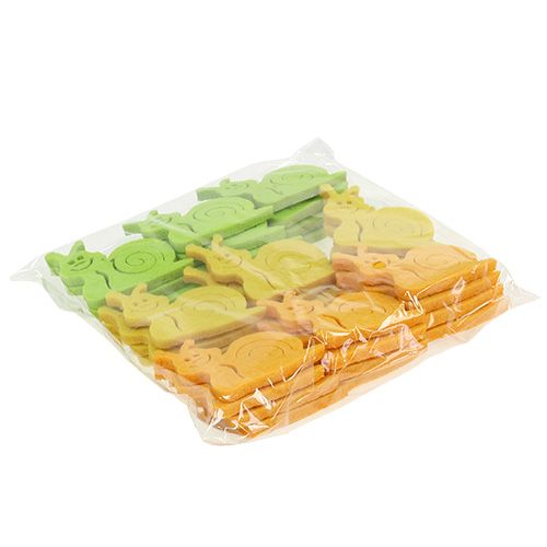 Floristik24 Lumaca in feltro con punto adesivo 5cm assortiti 36 pezzi