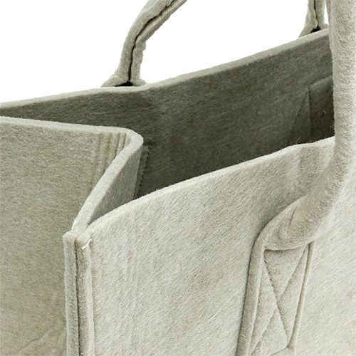 Prodotto Borsa in feltro 39x25x22 cm crema