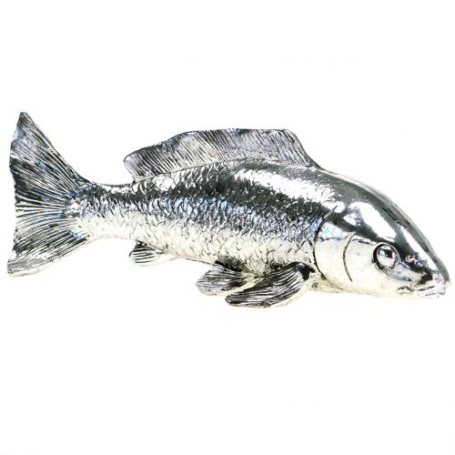 Prodotto Pesce decorativo argento 22cm