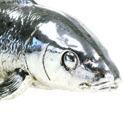 Prodotto Pesce decorativo argento 22cm