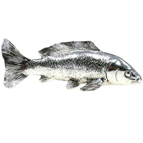 Prodotto Pesce decorativo argento 22cm