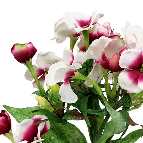 Floristik24 Fiore di fiamma bianco 72 cm