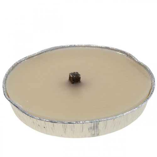 Floristik24 Candela da esterno Flame bowl in alluminio ciotola crema Ø17cm