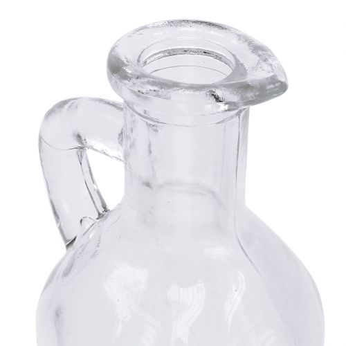 Floristik24 Bottiglia con manico Trasparente Ø5,5cm H11cm 6 pezzi