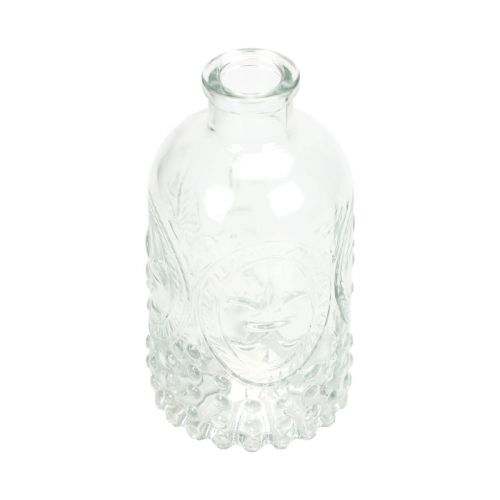 Floristik24 Bottiglie decorative mini vasi portacandele in vetro H12,5 cm 6 pz