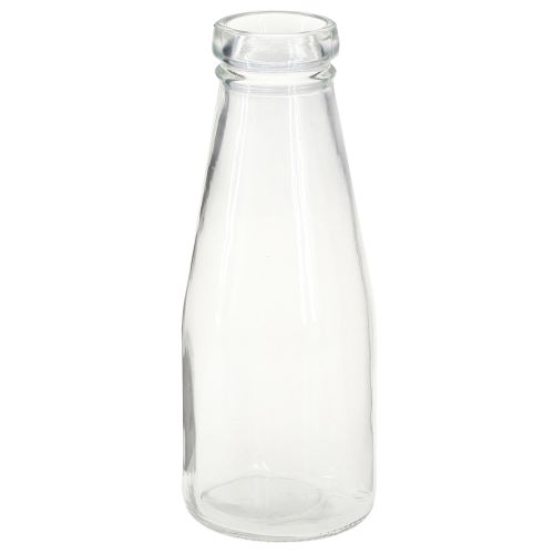 Floristik24 Decorazione bottiglie bottiglia di vetro vaso bottiglia vetro Ø8cm 22cm