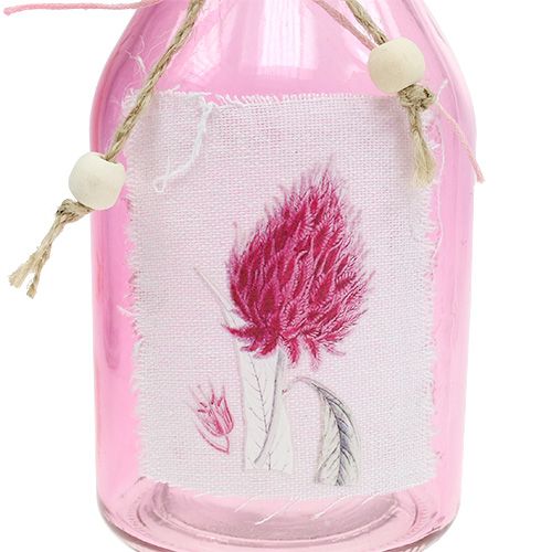 Floristik24 Bottiglia in vetro colori assortiti Ø8cm H15cm 3 pezzi