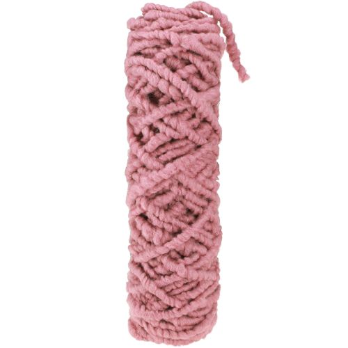 Cordoncino in feltro Mirabell soffice rosa antico 25 m