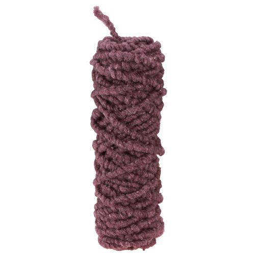 Cordone in feltro di pile Mirabell bacca 25 m