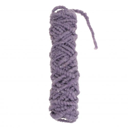Floristik24 Cordoncino in feltro di pile Mirabell viola 25 m
