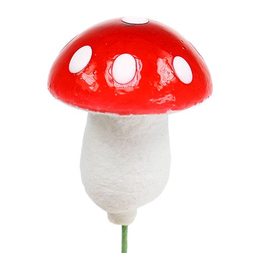 Floristik24 Toadstool su un filo 2,2 cm 100 pezzi