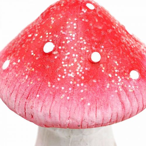 Prodotto Plug deco agarico di mosca spine fiori autunnali assortiti H6 / 7cm 6 pezzi