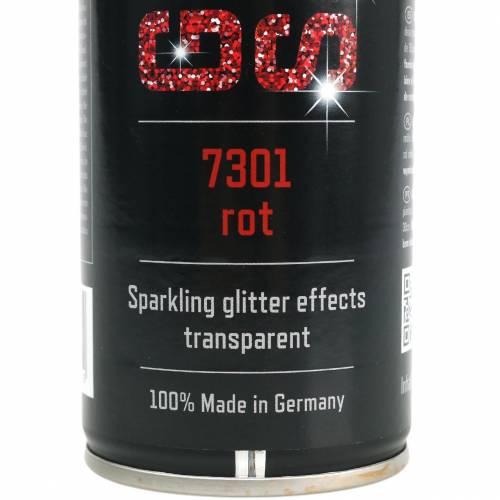 Floristik24 Glitter Spray Rosso 400ml