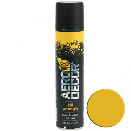 Floristik24 Colore spray seta opaco giallo sole 400ml