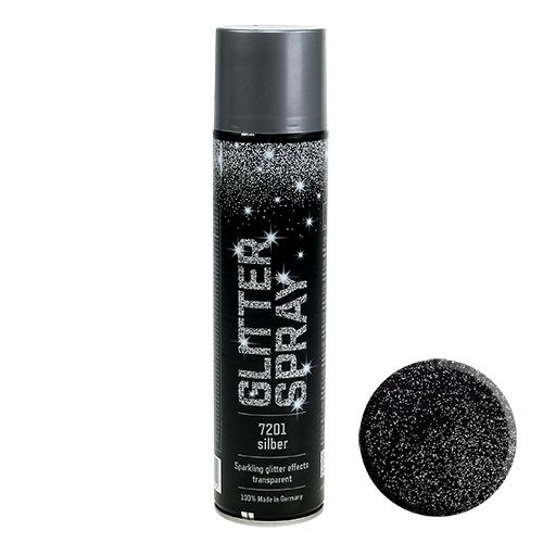 Glitter spray argento 400ml