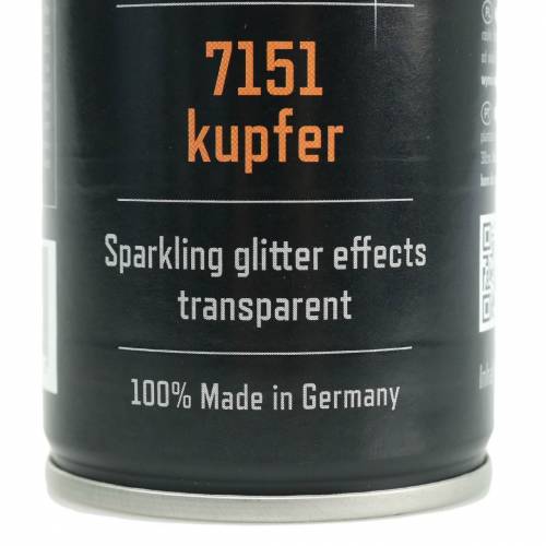 Floristik24 Glitter Spray Vernice Spray Glitter Rame Spray 400ml