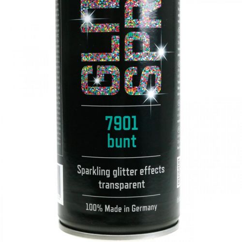 Floristik24 Glitter spray per artigianato vernice spray colorata glitter 400ml