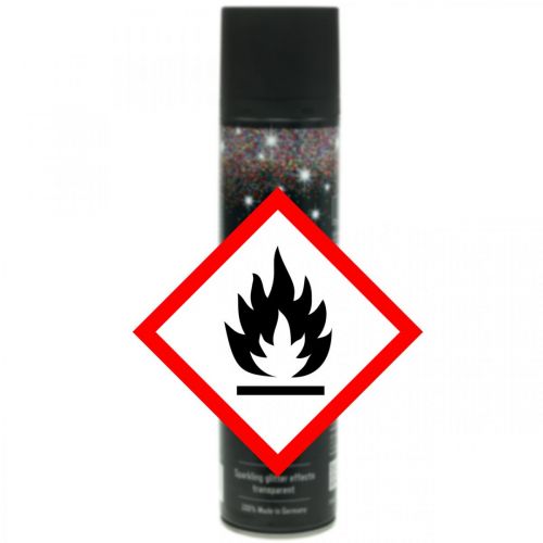 Floristik24 Glitter spray per artigianato vernice spray colorata glitter 400ml
