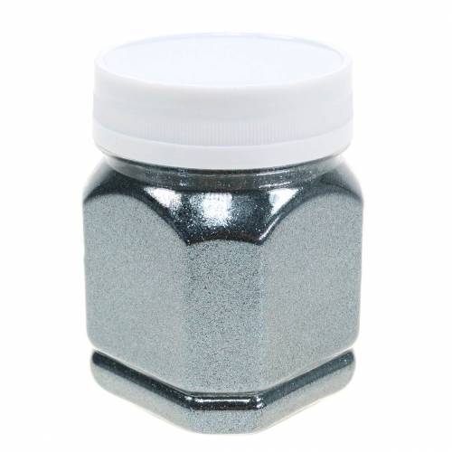 Floristik24 Glitter decorativo antracite 115g glitter per artigianato