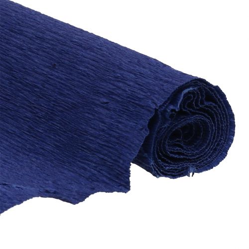 Prodotto Carta crespa fiorista blu scuro 50x250cm