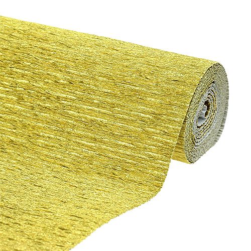 Floristik24 Carta Crespa Fiorista Oro 50x250cm