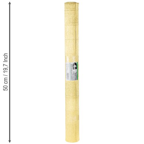 Prodotto Carta Crespa Fiorista Oro 50x250cm