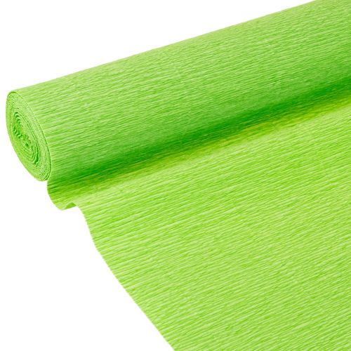 Floristik24 Carta crespa per fioristi verde chiaro 50x250cm