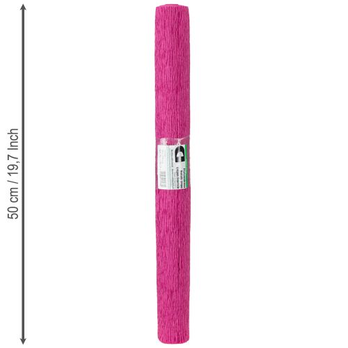 Prodotto Carta crespa fiorista magenta 50x250cm