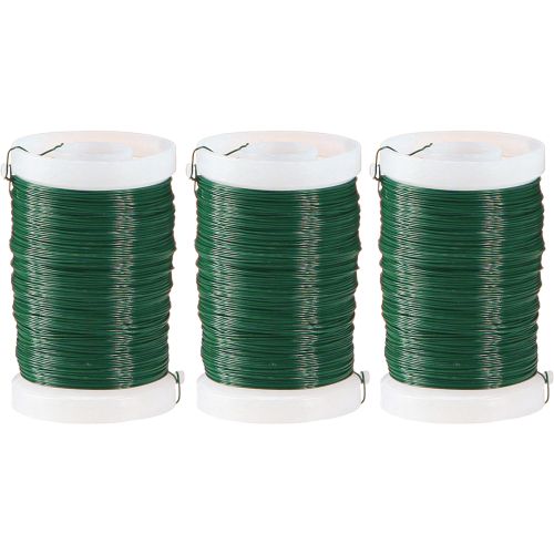 Prodotto Filo per fioristi Filo decorativo Filo di mirto verde 0,30 mm 100 g 3 pz