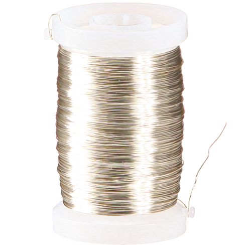 Prodotto Filo per fiorista Filo di mirto champagne 0,30 mm 100 g 3 pz