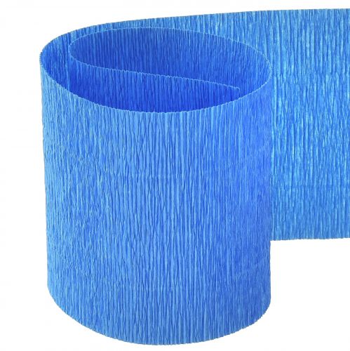 Prodotto Fiore crêpe blu L10cm grammatura 128g/mq L250cm 2 pezzi