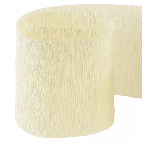 Prodotto Fiore crêpe crema champagne L10cm L250cm 2 pezzi