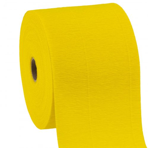 Fiore crêpe giallo L10cm grammatura 128g/mq L250cm 2 pezzi