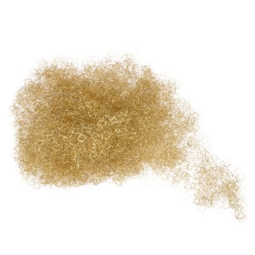 Capelli con fiori e fili