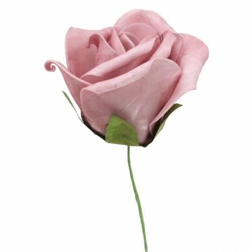 Prodotto Rosa schiuma Ø6cm rosa antico 27p