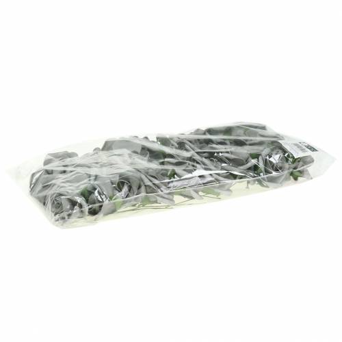 Prodotto Rosa in schiuma Ø6cm grigio 27 pz