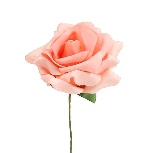 Prodotto Rosa in Schiuma Ø 10cm Salmone 8 pz