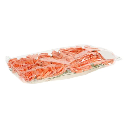 Prodotto Rosa in schiuma Ø4,5 cm Arancione 36 pz