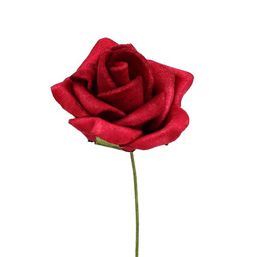 Prodotto Rosa rossa in schiuma Ø4cm 48 pz