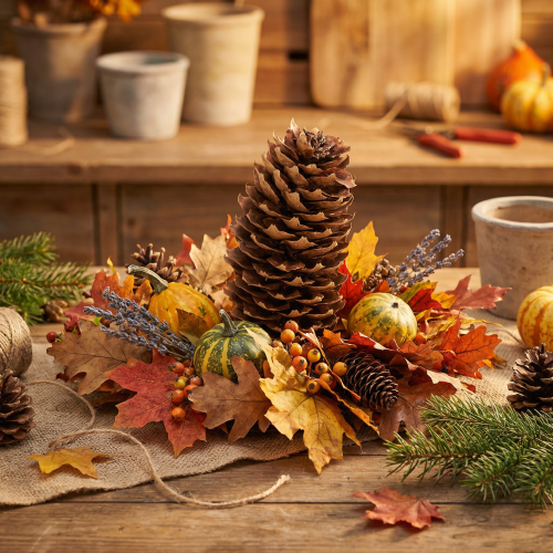 Prodotto Pigne naturali, pigne decorative per lavori artigianali, 10-11 cm, 5 pezzi