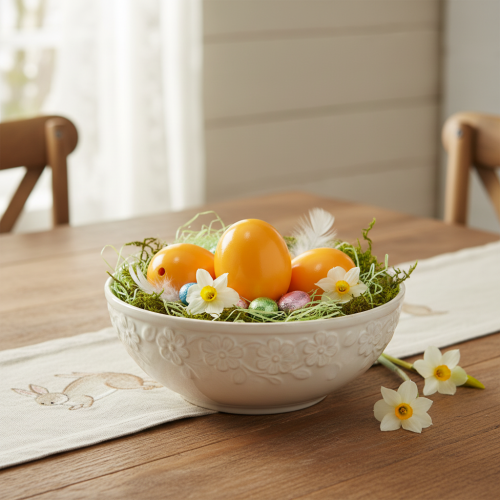 Prodotto Uova di Pasqua, vere uova di gallina, perfette per lavoretti creativi fai da te e creazioni pasquali, 5 cm, 10 pezzi